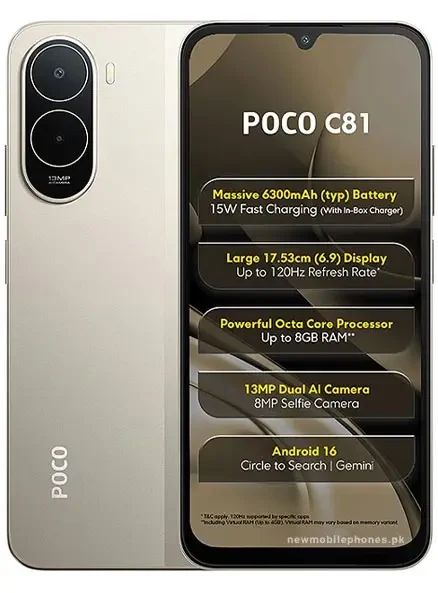 Xiaomi Poco C81 Price in Pakistan